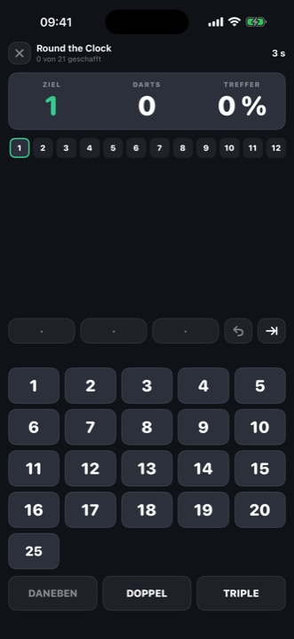 Übungsmodus der App